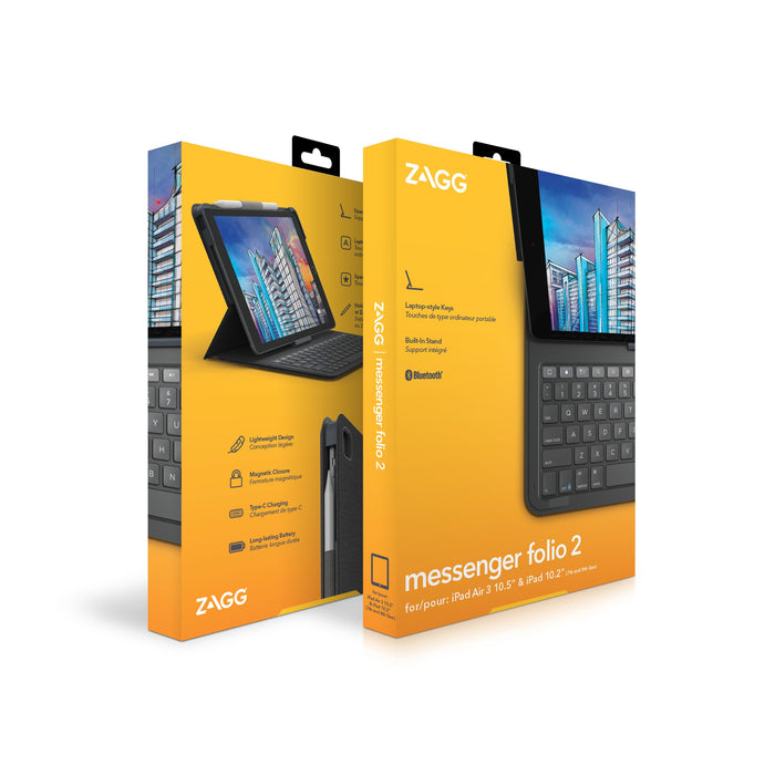 EAN 0840056136700 - ZAGG Messenger Folio 2 Alemán Bluetooth Carbón vegetal imagen 5