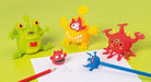EAN 4061947014235 - Brunnen Monster goma Azul, Verde, Rojo, Rosa 4 pieza(s) imagen 3