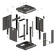 EAN 5901969441598 - Lanberg WF11-3309-10B armario rack 9U Bastidor de pared Negro imagen 12