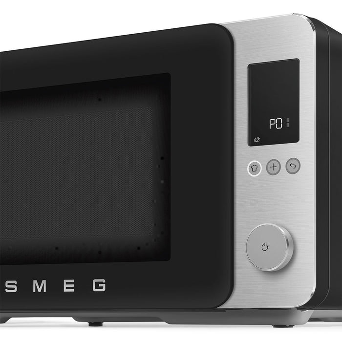EAN 8017709356606 - Smeg MOC02BLMEU microondas Negro Microondas combinado Encimera 27 L 1450 W imagen 5