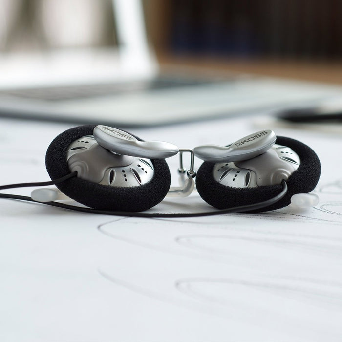 EAN 0021299148570 - Koss KSC75 auricular y casco Auriculares Alámbrico gancho de oreja Música Negro, Plata imagen 2
