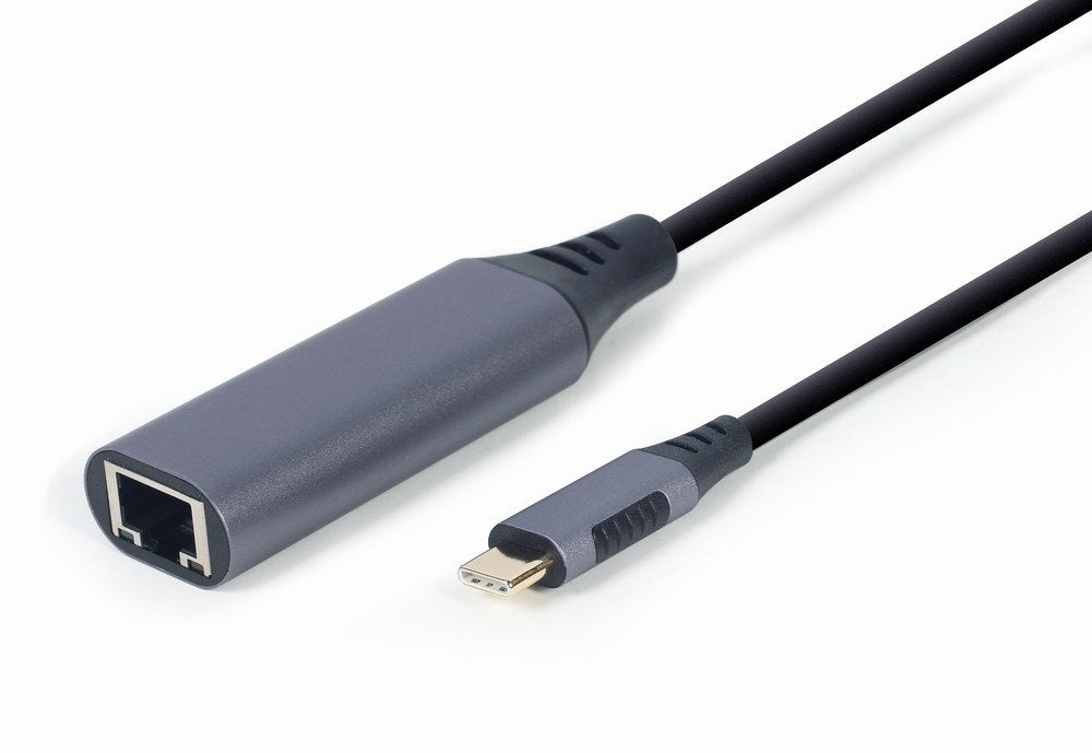 EAN 8716309121385 - Gembird A-USB3C-LAN-01 base para portátil y replicador de puertos USB 3.2 Gen 1 (3.1 Gen 1) Type-C Negro, imagen 2