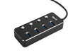 EAN 8435364318478 - iggual IGG318478 hub de interfaz USB 3.2 Gen 1 (3.1 Gen 1) Type-A 5000 Mbit/s Negro imagen 3