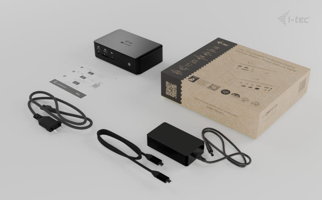 EAN 8595611707308 - i-tec TB5QUATTRODOCKPD base para portátil y replicador de puertos Alámbrico Negro imagen 16