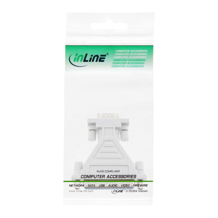 EAN 4043718000142 - InLine 31249 cambiador de género para cable 9pin male 9-pin Sub D Beige imagen 3