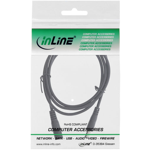 EAN 4043718292875 - InLine 26855B cable de transmisión Negro 0,5 m Type A (5.5 mm, 2.1 mm) imagen 2