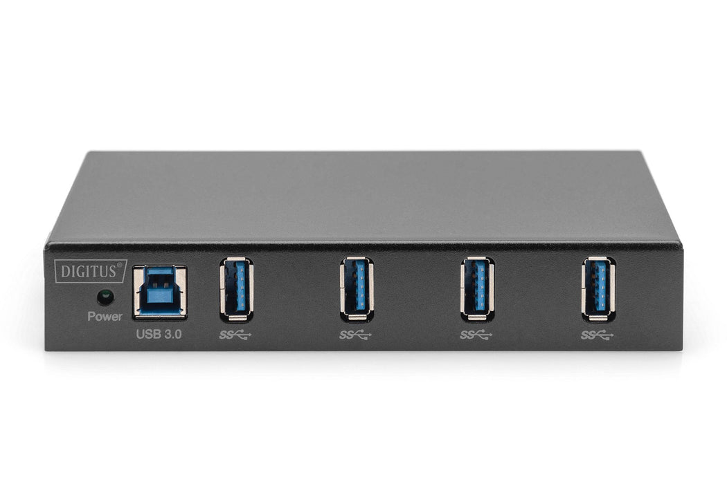 EAN 4016032490470 - Digitus DA-70257 hub de interfaz USB 3.2 Gen 1 (3.1 Gen 1) Type-B 5000 Mbit/s Negro imagen 4
