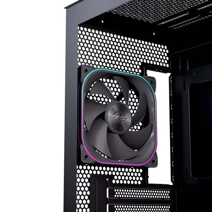 EAN 6977277360011 - Einarex EXCS-SM-51DR-B carcasa de ordenador Micro Torre Negro imagen 16