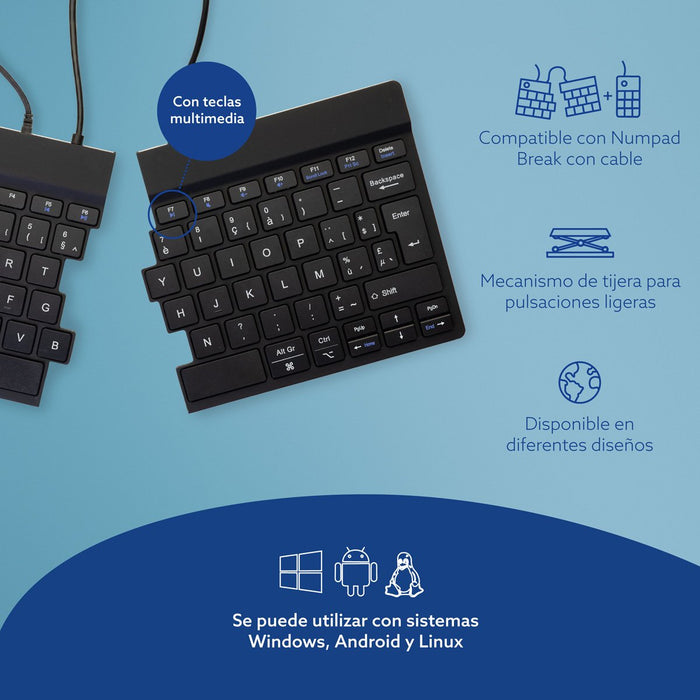EAN 8719274490814 - R-Go Tools RGOSP-BEWIBL teclado Universal USB Belga imagen 12