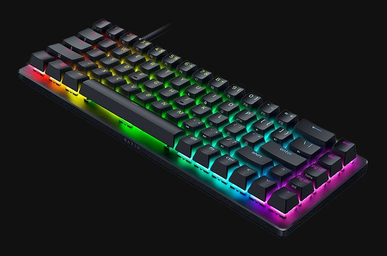 EAN 8887910075524 - Razer Huntsman V3 HE Magnetic Mini 65% 8KHz teclado Juego USB QWERTY Inglés Negro imagen 1