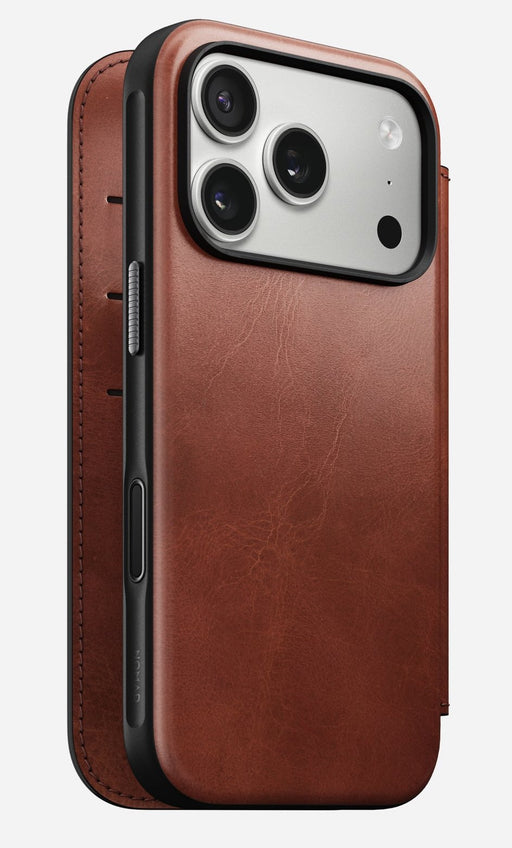 EAN 0856504014094 - Nomad Modern Leather Folio funda para teléfono móvil 16 cm (6.3") Marrón imagen 1
