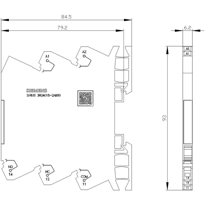 EAN 4047621118475 - Siemens 3RQ4018-2AB00 Ausgangskoppler 10 St. alimentación del relé imagen 5