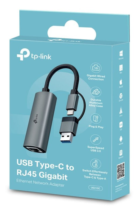 EAN 1210002601306 - TP-Link UE310C adaptador y tarjeta de red Ethernet 1000 Mbit/s imagen 4