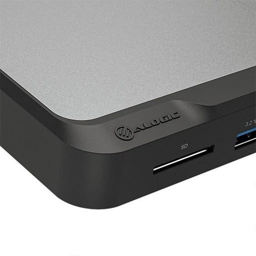 EAN 9350784025524 - ALOGIC DUCD2 base para portátil y replicador de puertos Alámbrico USB 3.2 Gen 2 (3.1 Gen 2) Type-C Gris,  imagen 2