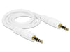 EAN 4043619837434 - DeLOCK 0.5m 3.5mm M/M cable de audio 0,5 m 3,5mm Blanco imagen 2