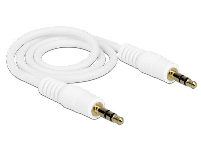 EAN 4043619837434 - DeLOCK 0.5m 3.5mm M/M cable de audio 0,5 m 3,5mm Blanco imagen 2
