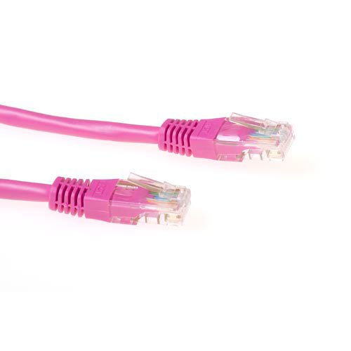 EAN 8716065207040 - ACT UTP Cat6 Patch 1m cable de red Rosa imagen 1