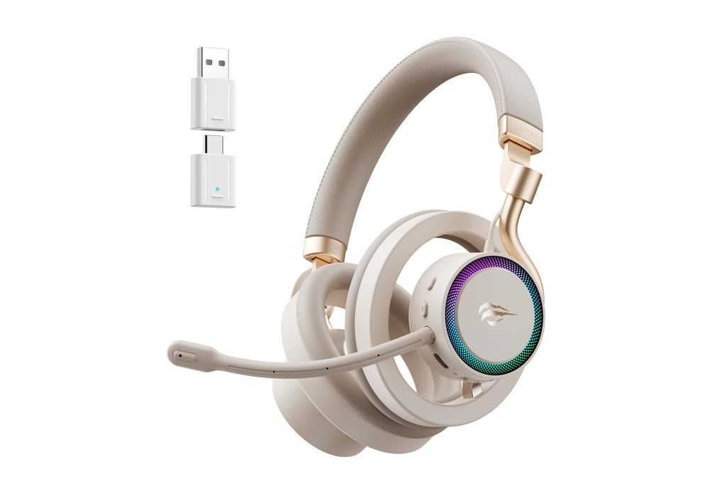 EAN 6939119045227 - Havit Fuxi-H8 (Gold) Auriculares Inalámbrico y alámbrico Diadema Juego USB Tipo C Bluetooth Oro imagen 4