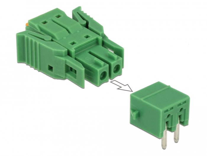EAN 4043619659524 - DeLOCK 65952 bloque de terminales Verde imagen 3