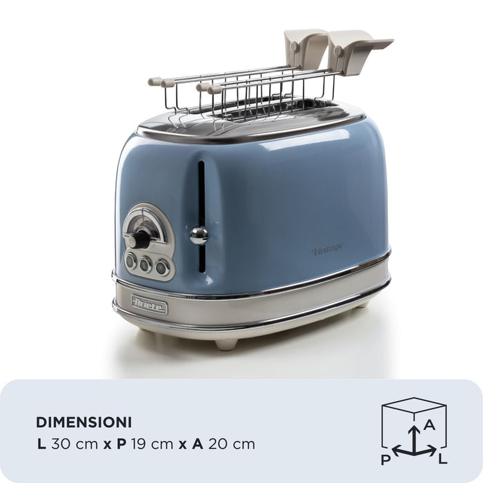 EAN 8003705114890 - Ariete 0155/05 6 2 rebanada(s) 810 W Azul claro imagen 4