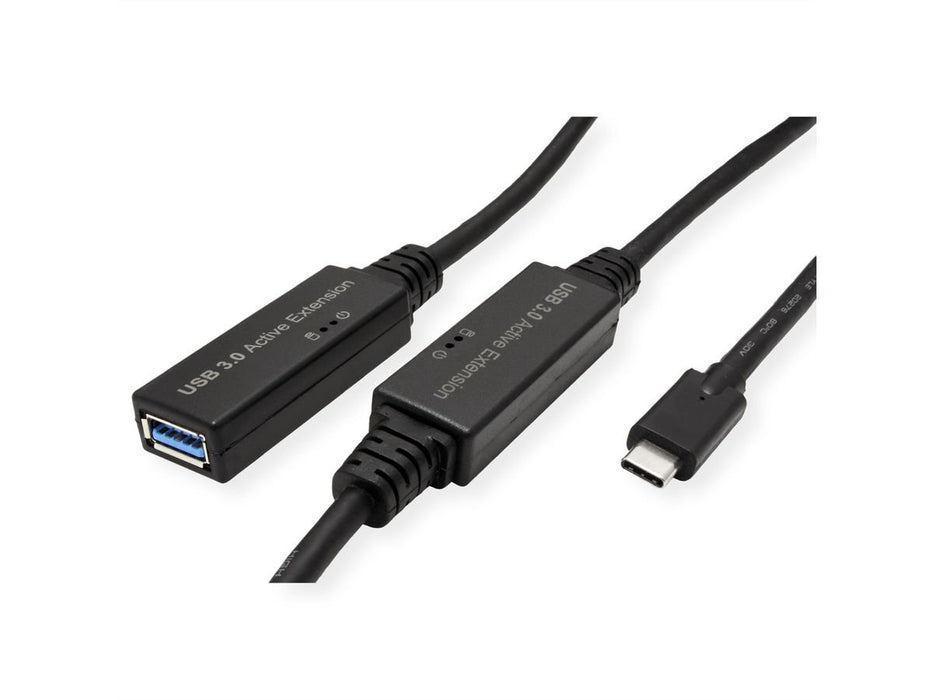 EAN 7630049628328 - ROLINE 12.04.1066 cable USB USB 3.2 Gen 1 (3.1 Gen 1) 10 m USB C USB A Negro imagen 2
