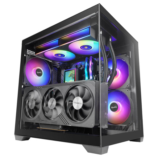 EAN 8435693114437 - Mars Gaming MCVIEW3 carcasa de ordenador Mini Tower Negro imagen 2