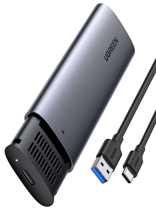 EAN 6957303819034 - Ugreen 10903 caja para disco duro externo Caja externa para unidad de estado sólido (SSD) Negro, Gris M.2 imagen 1