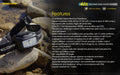 EAN 6952506406289 - Nitecore NU35 Dual Power Hybrid Working Headlamp Negro Linterna con cinta para cabeza LED imagen 11