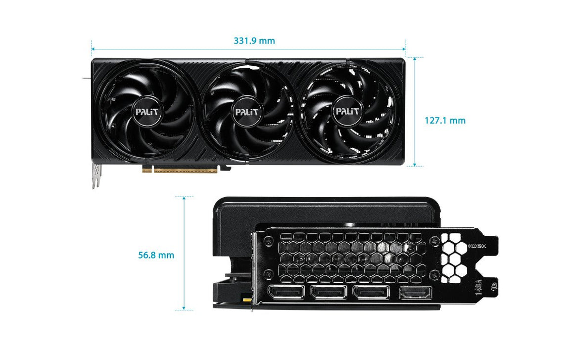 EAN 4710562245752 - Palit GeForce RTX 5080 Infinity 3 OC NVIDIA 16 GB GDDR7 imagen 10