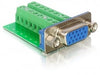 EAN 4043619651702 - DeLOCK Adapter VGA female > Terminal Block 16pin Verde imagen 1