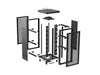 EAN 5901969446845 - Lanberg FF01-8847-23BL armario rack 47U Rack o bastidor independiente Negro imagen 11