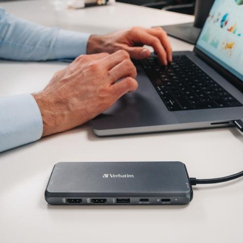 EAN 0023942321507 - Verbatim CMH-05 USB Tipo C 5000 Mbit/s Plata imagen 3