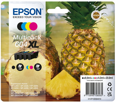 EAN 8715946708065 - Epson 604XL cartucho de tinta 4 pieza(s) Original Alto rendimiento (XL) Negro, Cian, Magenta, Amarillo imagen 1