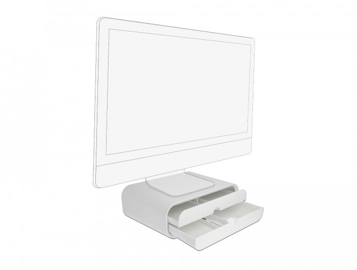 EAN 4043619183258 - DeLOCK 18325 soporte para monitor Escritorio Blanco imagen 3