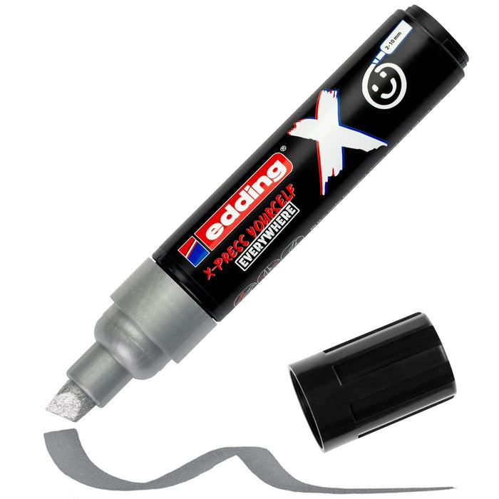 EAN 4057305067104 - Edding 6900 X Multimarker marcador permanente Punta de cincel Azul, Plata, Turquesa 3 pieza(s) imagen 4