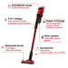 EAN 4006825659061 - Einhell TE-SV 18 Li-Solo Aspiradora escoba 2 en 1 Batería Secar Sin bolsa Negro, Rojo imagen 21