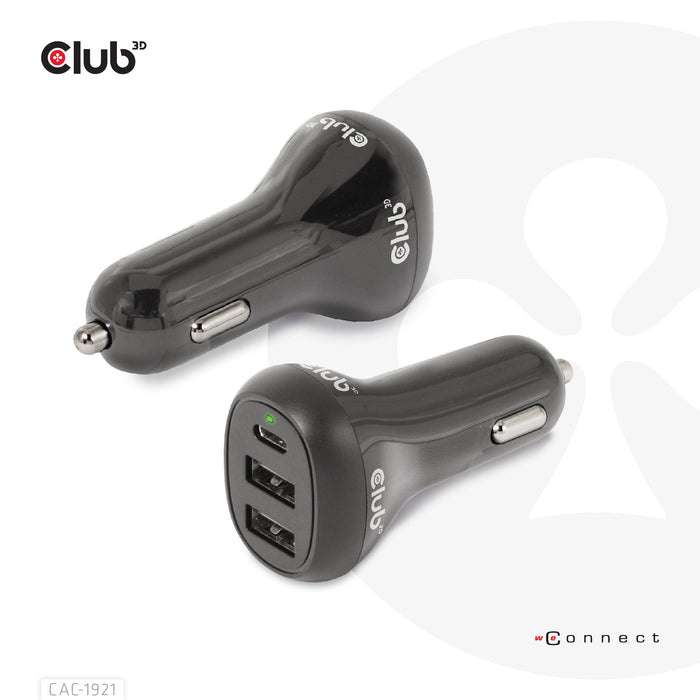 EAN 8719214472788 - CLUB3D CAC-1921 cargador de dispositivo móvil Portátil Negro Encendedor de cigarrillos Auto imagen 8