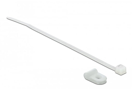 EAN 4043619188598 - DeLOCK 18859 presilla Brida atornillada Nylon Blanco 10 pieza(s) imagen 1