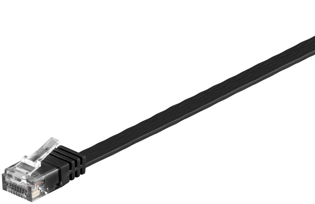 EAN 5704327885573 - Microconnect V-UTP603S-FLAT cable de red Negro 3 m Cat6 U/UTP (UTP) imagen 1