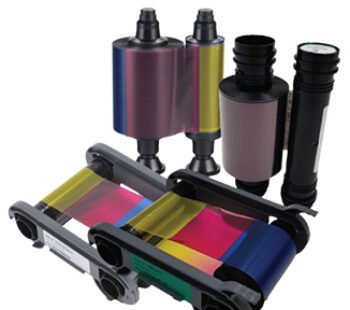 EAN 5715327004345 - Evolis YMCKO cinta para impresora 300 páginas Negro, Cian, Gris, Magenta, Amarillo imagen 1