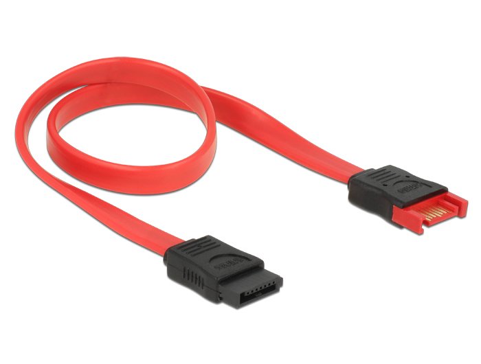 EAN 4043619839537 - DeLOCK 83953 cable de SATA 0,3 m SATA 7-pin Negro, Rojo imagen 1