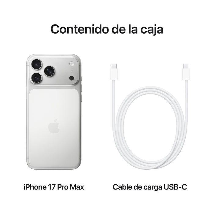 EAN 0195950640014 - Apple iPhone 17 Pro Max 17,5 cm (6.9") SIM doble iOS 26 5G USB Tipo C 1 TB Plata imagen 8