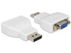 EAN 4043619655687 - DeLOCK 65568 cambiador de género para cable DisplayPort VGA Blanco imagen 1