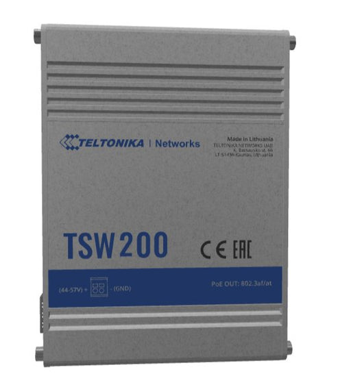 EAN 4779051840120 - Teltonika TSW200 switch No administrado Gigabit Ethernet (10/100/1000) Energía sobre Ethernet (PoE) Alumi imagen 1