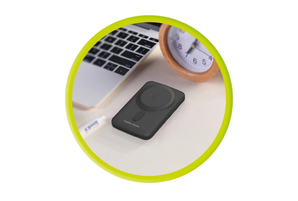 EAN 8594215994688 - Mobile Origin MO-WMP-PB10 batería externa Polímero de litio 5000 mAh Cargador inalámbrico Negro imagen 12