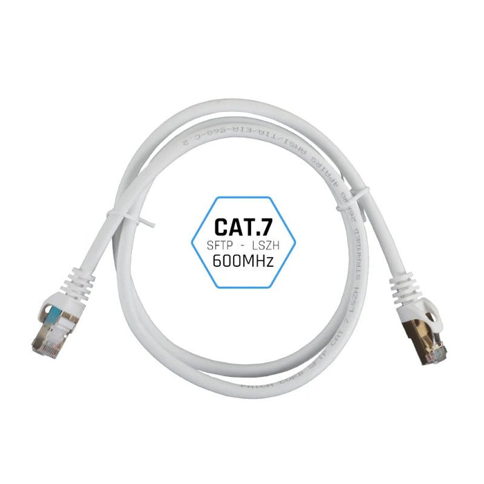 EAN 8435364318645 - iggual IGG318645 cable de red Blanco 3 m Cat7 S/FTP (S-STP) imagen 3