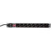 EAN 4052792026740 - LogiLink PDU8C01 unidad de distribución de energía (PDU) 8 salidas AC 1U Negro imagen 1