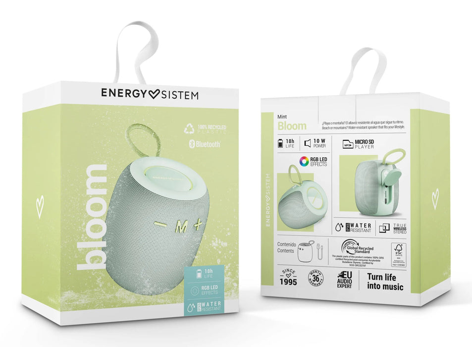 EAN 8432426458776 - Energy Sistem Bloom Altavoz monofónico portátil Menta 10 W imagen 4