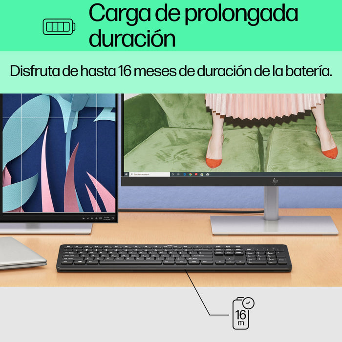 EAN 0195908430049 - HP 230 Wireless Keyboard teclado Universal RF inalámbrico Negro imagen 7