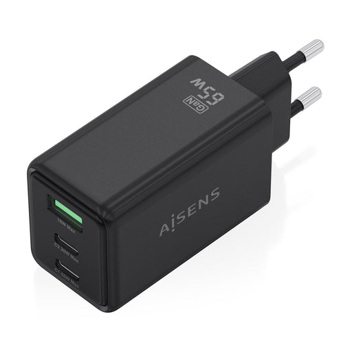 EAN 8435739903957 - AISENS ASCH-65W3P073-BK cargador de dispositivo móvil Cámara digital, GPS, Teléfono móvil, Portátil, Smar imagen 2